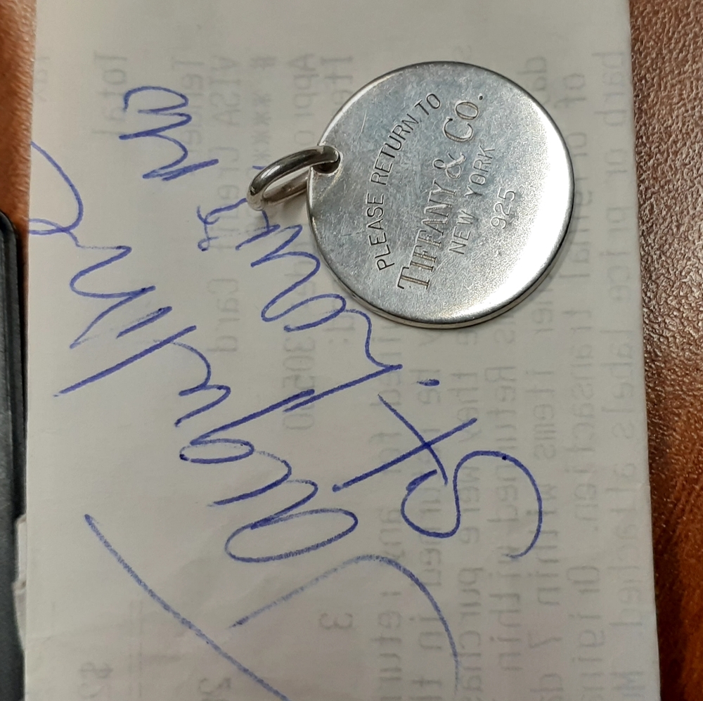 Sterling Silver T & Co. Authentic